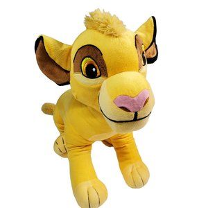 Disney Authentic The Lion King Simba Plush 24" Nose -Tip of Tail Stuffed Animal